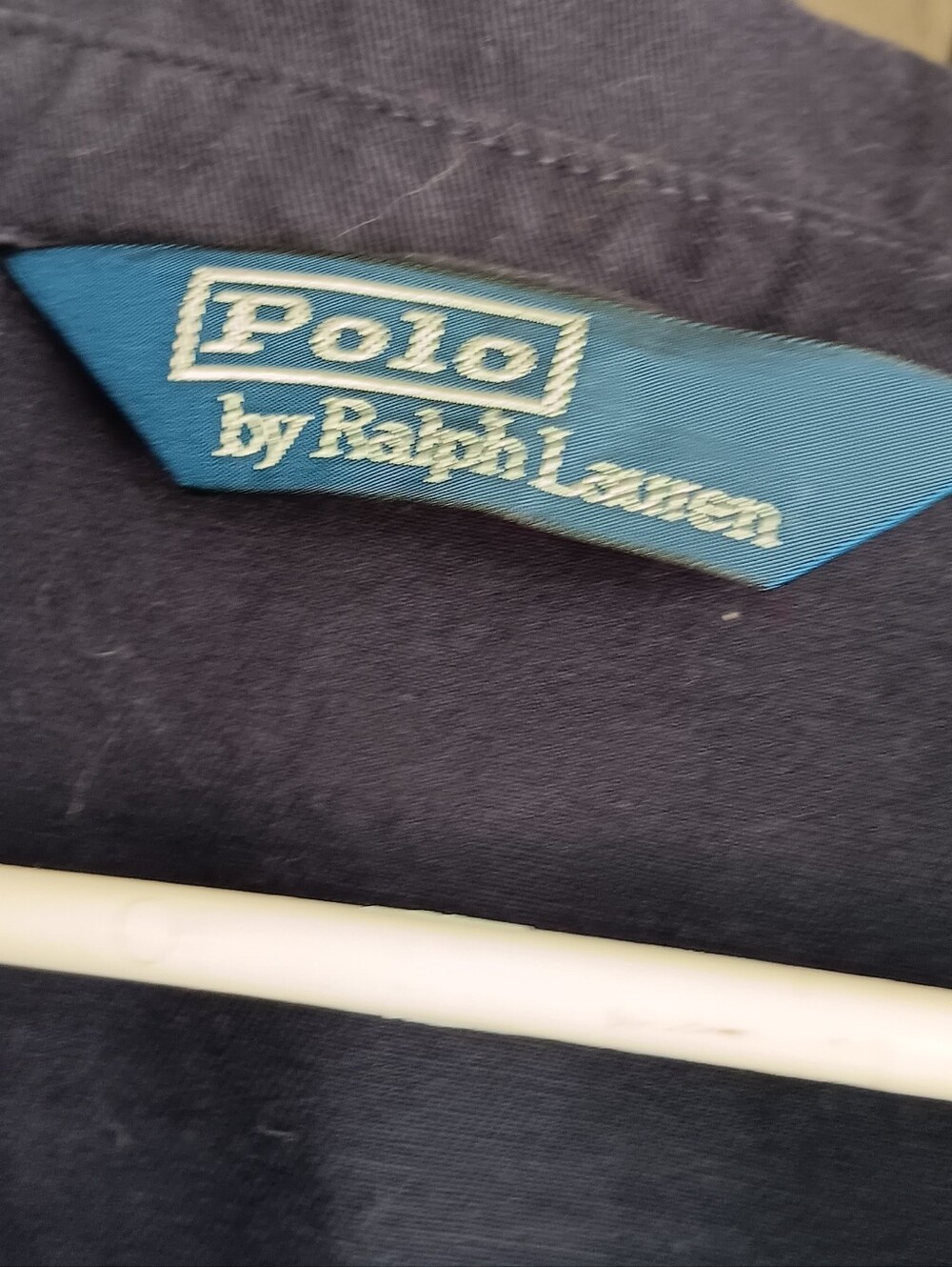 Vintage Polo By Ralph Lauren Navy Blue 100% Cotton Jacket Size XXL - Picture 3 of 9